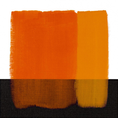 Масляная краска "Artisti", Хром желто-оранжевый темный, оттенок, 20мл 