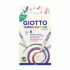 Giotto Turbo Glitter 8 цв. Фломастеры со спец. блестящими чернилами, пастельные цвета