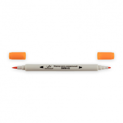 Акварельный маркер-кисть, J171 ярко-оранжевый/Orange
