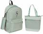 Рюкзак MESHU "Tender Mint", 43*30*13см, 1 отделение, 3 кармана, c сумкой-шоппером и пеналом
