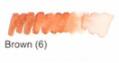 Маркер-кисть двусторонняя "Le Plume II", кисть и ручка 0,5мм, коричневый