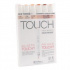 Набор маркеров "Touch Brush" 6 цветов телесные тона (B) sela