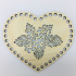 Панно для декорирования с перфорацией сердце 18х15,5см