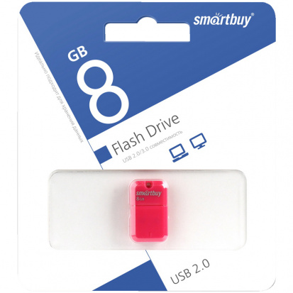 Память "Art" 8GB, USB 2.0 Flash Drive, пурпурный