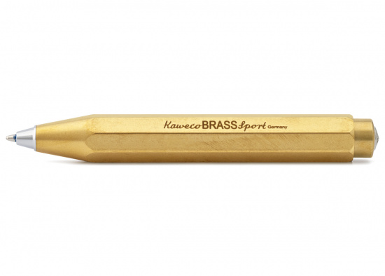 Шариковая ручка "Brass Sport", коричневая, 1,0 мм sela