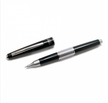 Карандаш автоматический Kerry премиум, 0,5 мм, метал. цанга, хром черный корпус, в подарочной упаков Карандаш автоматический Kerry премиум, 0,5 мм, метал. цанга, хром черный корпус, в подарочной упаков