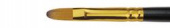 Кисть имит.колонка овальная, короткая ручка "1S35" №7 для масла, акрила, гуаши, темперы