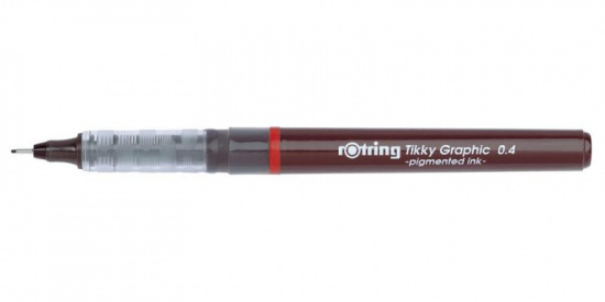 Ручка капиллярная "Tikky Grafic" чёрная 0.4мм