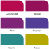 Набор художественных маркеров "Pro", 6 цветов, насыщенные оттенки