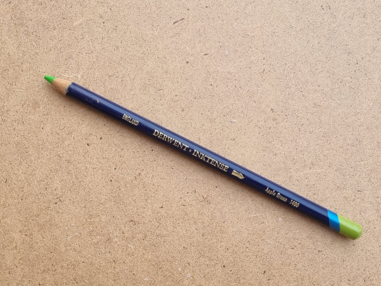 Карандаш акварельный "Inktense" зеленое яблоко 1400 sela Карандаш акварельный "Inktense" зеленое яблоко 1400 sela