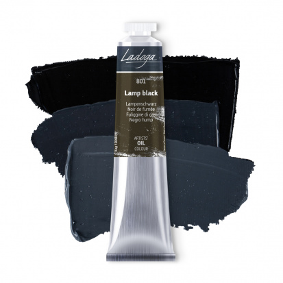 Сажа газовая масло Ладога 46мл Сажа газовая масло Ладога 46мл