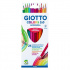 Giotto Colors 3.0 Цветные акварельные деревянные карандаши, 24 шт. треугольной формы. 