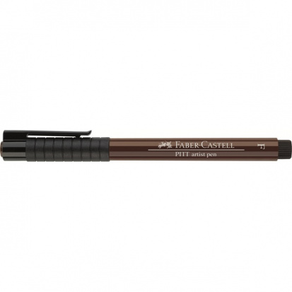 Ручка капиллярная "Рitt Pen" сепия, F 0.5мм  sela25