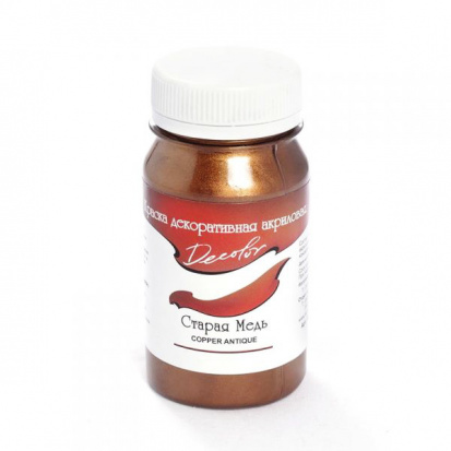 Акрил decolor старая медь100  мл