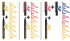 Набор линеров 6 цветов "Цветочный бриз" 