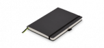 Записная книжка Лами, мягкий переплет, формат А6, черный цвет, 192стр, 90г/м2