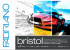 Склейка для рисования "Bristol" 250г/м2 А3 Гладкая 20л по 1 стороне