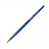 Кисть "Aqua Blue round", синтетика коричневая круглая, обойма soft-touch, ручка короткая синяя №5