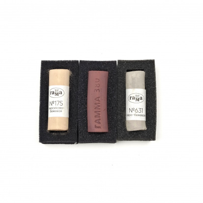 Набор из 3-х оттенков художественной пастели Гамма, палитра №15 Набор из 3-х оттенков художественной пастели Гамма, палитра №15