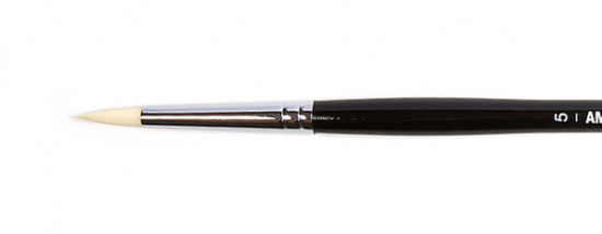 Кисть для акрила "Amsterdam 351" жесткая синтетика круглая, ручка длинная №5
