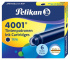 Картридж "Pelikan INK 4001", Blue-Black чернила для ручек перьевых, 6шт