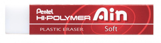 Ластик Hi-Polymer Eraser Ain Soft, 65х13х13 мм