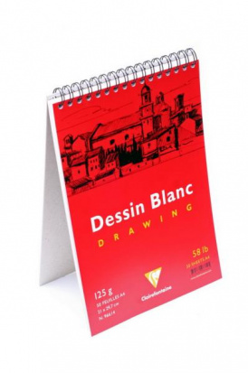 Блокнот на спирали для черчения и рисования, А5, 50 листов, 120 гр/м2