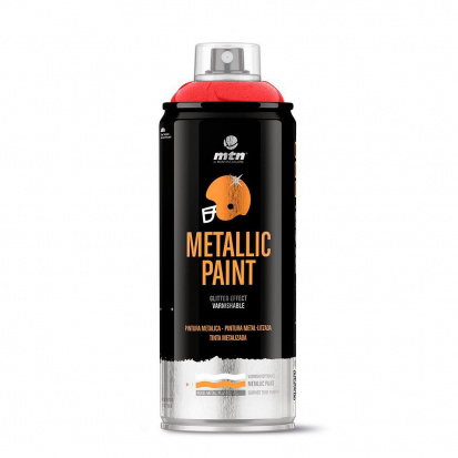 Краска металлик MTN "Pro Metallic", R-3032 красный/Red 400 мл
