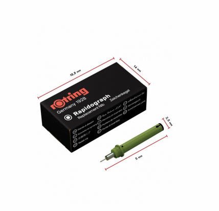 Перо для рапидографа Rotring 0.3мм