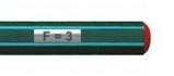 Чернографитовый карандаш "Othello", цвет корпуса зеленый, F
