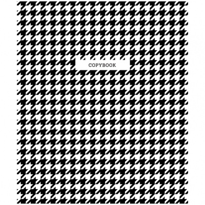 Тетрадь 96л., А5, клетка ArtSpace "Узоры. BW Pattern"