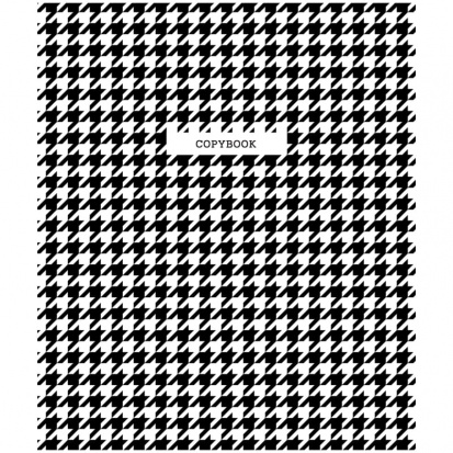 Тетрадь 96л., А5, клетка ArtSpace "Узоры. BW Pattern"