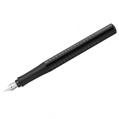 Ручка перьевая "Grip 2010", синяя, 0,75мм, черный корпус 