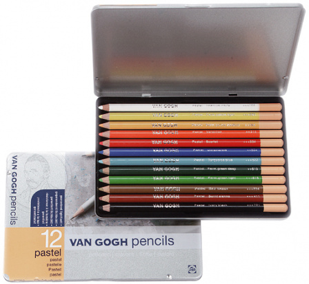 Набор пастельных карандашей Van Gogh Стартовый - 12 цветов sela