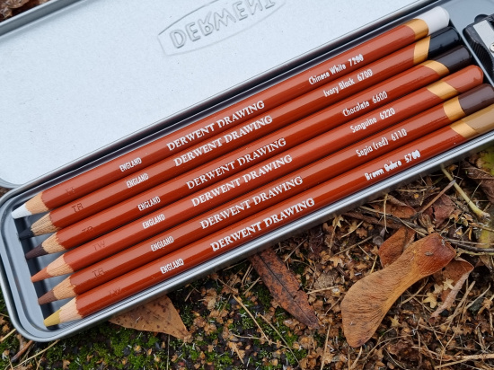Набор цветных карандашей "Drawing" 6цв в металле