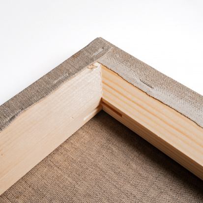 Холст на подрамнике грунтованный, 60*80см, 100% лен мелкозернистый