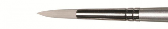 Кисть синтетика круглая короткая ручка "Artisan" №12 для масла sela