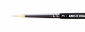 Кисть для акрила "Amsterdam 351" жесткая синтетика круглая, ручка короткая №3