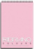 Блокнот для зарисовок "Colours" 80г/м2 А4 Розовый 100л спираль по короткой стороне sela