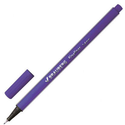 Ручка капиллярная "Aero", трехгранная, металлический наконечник, 0,4мм, фиолетовая