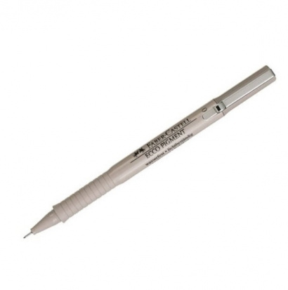 Ручка капиллярная "Ecco Pigment" чёрная 0.1 мм