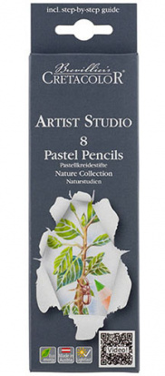 Набор пастельных карандашей "Artist Studio Line" 8 цветов для рисования этюдов