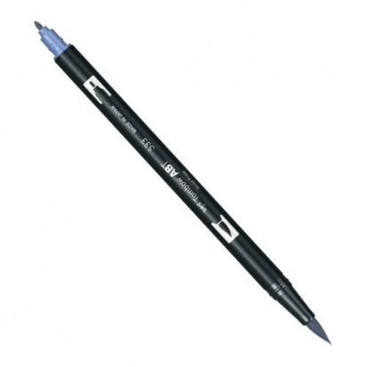 Маркер-кисть "Abt Dual Brush Pen" 533 синий переливчатый