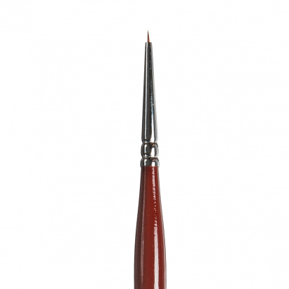 Кисть колонок круглый короткая ручка "dK13R" №Y00 для дизайна ногтей