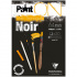 Склейка для смешанных техник "Paint'ON Noir", 20л., A4, 250г/м2, черная sela