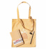 Комплект "Крафт": сумка-шоппер, скетчбук, карандаш, ластик и зажим
