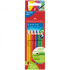 Набор цветных карандашей "Jumbo Grip", 06цв., трехгр., утолщен., заточен., картон
