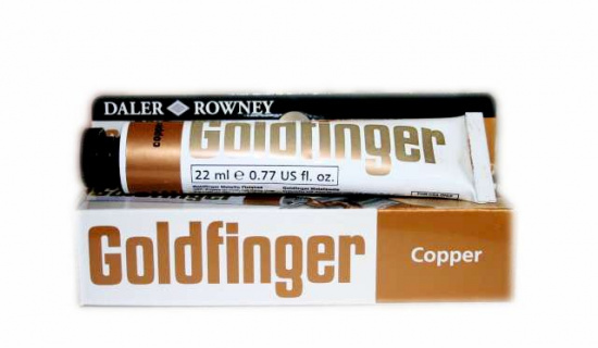 Паста для золочения Daler Rowney "GoldFinger", Медный, 22 мл