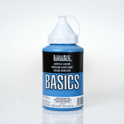 Краска акриловая "Basics", банка 400мл, №470 церулеум имит.