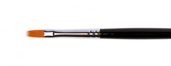 Кисть для акрила "Amsterdam 342" синтетика мягкая плоская, ручка длинная №6